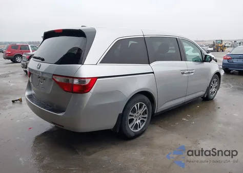 2013 Honda Odyssey Ex-L из США, поврежденный, VIN 5FNRL5H69DB001708